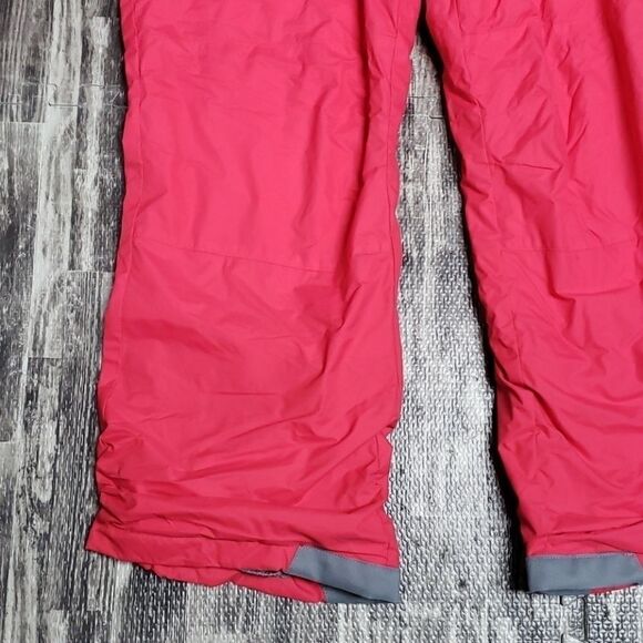 COLUMBIA GIRLS BRIGHT PINK SKI/SNOWBOARD PANTS, SIZE XL - Picture 5 of 14